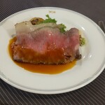 にっぽん丸 メインダイニング 瑞穂 - 洋食⑤ローストビーフ