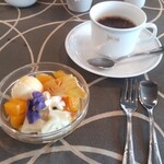 にっぽん丸 メインダイニング 瑞穂 - 和食⑦デザート、コーヒー