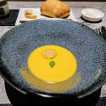 French Restaurant ensia - ８種野菜ポタージュスープ