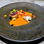 French Restaurant ensia - オマール海老バニラクリームソース