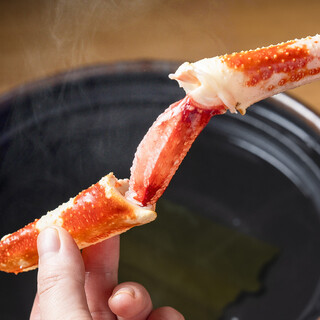 様々な料理で蟹を味わい尽くす、至福のコースをご用意