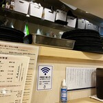 とんかつ そら - カウンターから厨房