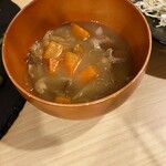 とんかつ そら - この豚汁がメチャ美味い