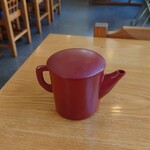 やぶ善 - 途中で提供してくれる"蕎麦湯"。