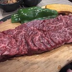 焼肉家けんちゃん - 和牛贅沢盛のハラミステーキ