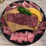 焼肉家けんちゃん - 和牛贅沢盛6578円が半額の3289円に