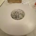 mondo - リゾット　山利のシラスとアオサ海苔