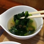 キッチン ブルー グローブ - ほうれん草タップリ！