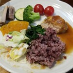 キッチン ブルー グローブ - それをワンプレート