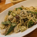 ボッチーノ - 大葉ソースのパスタ✨じゃがいも&しめじの食感が私は大好きです