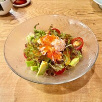 炭焼うな富士 白壁別邸 - 蟹とアボカドのサラダ