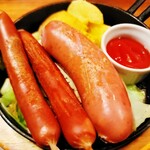 あさかのビストロBocO - 2種のソーセージの盛り合わせ（890円）