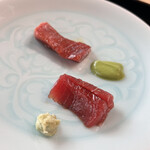 円頓寺 すず季 - 大間の大マグロ　赤身と中トロ