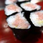 双葉寿司 - すきみ巻き　南鮪（インドマグロ）