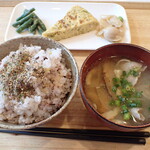 トーコーキッチン - 中華オムレツ　副菜二品、豚汁、ご飯