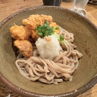 自家製粉石臼挽きうどん 青空blue 本店 - 大山若どり天ぶっかけうどん