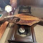 網元料理あさまる - すごい大ーーきな魚が飾ってあった
