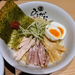 塩らーめん専門 ひるがお - 令和6年6月 営業時間(11:00〜22:00)
梅ジュレ冷やしつけ麺 税込1000円