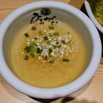 塩らーめん専門 ひるがお - 令和6年6月 営業時間(11:00〜22:00)
梅ジュレ冷やしつけ麺 税込1000円