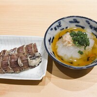 鮨処 やまと - シャコとイカソーメン