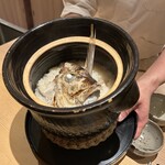 橦木町 しみず - 桜鯛の土鍋ご飯