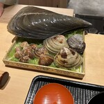 橦木町 しみず - 春の貝づくし