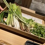 橦木町 しみず - 春の野菜各種