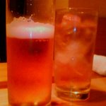 悠悠亭 - 今夜はワインやめッ！…ビールとジンジャーエールで乾杯｡