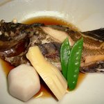 魚信旅館 - おこぜの煮つけ