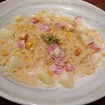 パスタ デ パスタ - ｼﾞｬｶﾞｲﾓとﾍﾞｰｺﾝのｸﾘｰﾑｽﾊﾟｹﾞｯﾃｨ