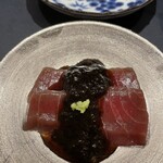 いち井 - 熟成まぐろ　海苔醤油