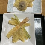 天ぷら処　天々 - 天ぷら色んな種類！サクサクうまうま