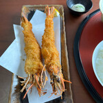 和食処 一歩芽 - 大エビフライ