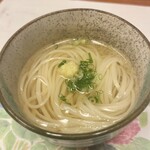 北新地しゃぶしゃぶすき焼き きらく - 〆の稲庭うどん
