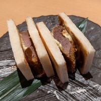 近江うし焼肉 にくTATSU 銀座店 - ●【銀座限定】タンカツサンド