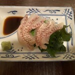 服部居酒屋 はん蔵 - 真鯛の昆布締め