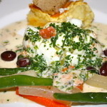 アップ、ソースがヒラメを美味しくしています