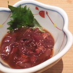 前見屋 - ほたるいかの沖漬けです。おつまみにいかがですか♪