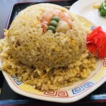 パリスタ飯店 - ■ 虾仁炒飯820円+大盛200円