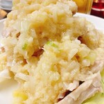 餃子屋 満園 - 蒸し鶏