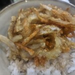 ゆで太郎 もつ次郎 - かき揚げ丼