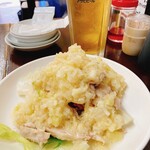 餃子屋 満園 - 蒸し鶏