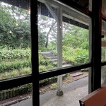 赤い屋根の喫茶店 駅舎 - 