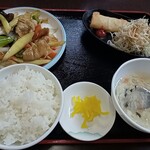 台湾料理 福祥居 - 豚肉と長ネギ炒め定食