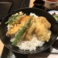 美々卯 本町店 - 鱧野菜天丼