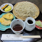 Sobadokoro Toubei - 『天ぷら』と『小鉢』がサービス・・・。
