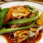 カジュアルフレンチBar 7FUKU - ヤリイカ美味〜¨̮⃝‪☆