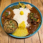 ハルダモンカレー - A + B + C  1800円