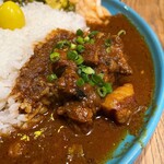 ハルダモンカレー - A + B + C  1800円
                                A.ダシミールチキンカレー（w/ポーク）