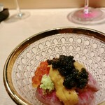 鮨 雅 - うにいくらキャビア牛丼